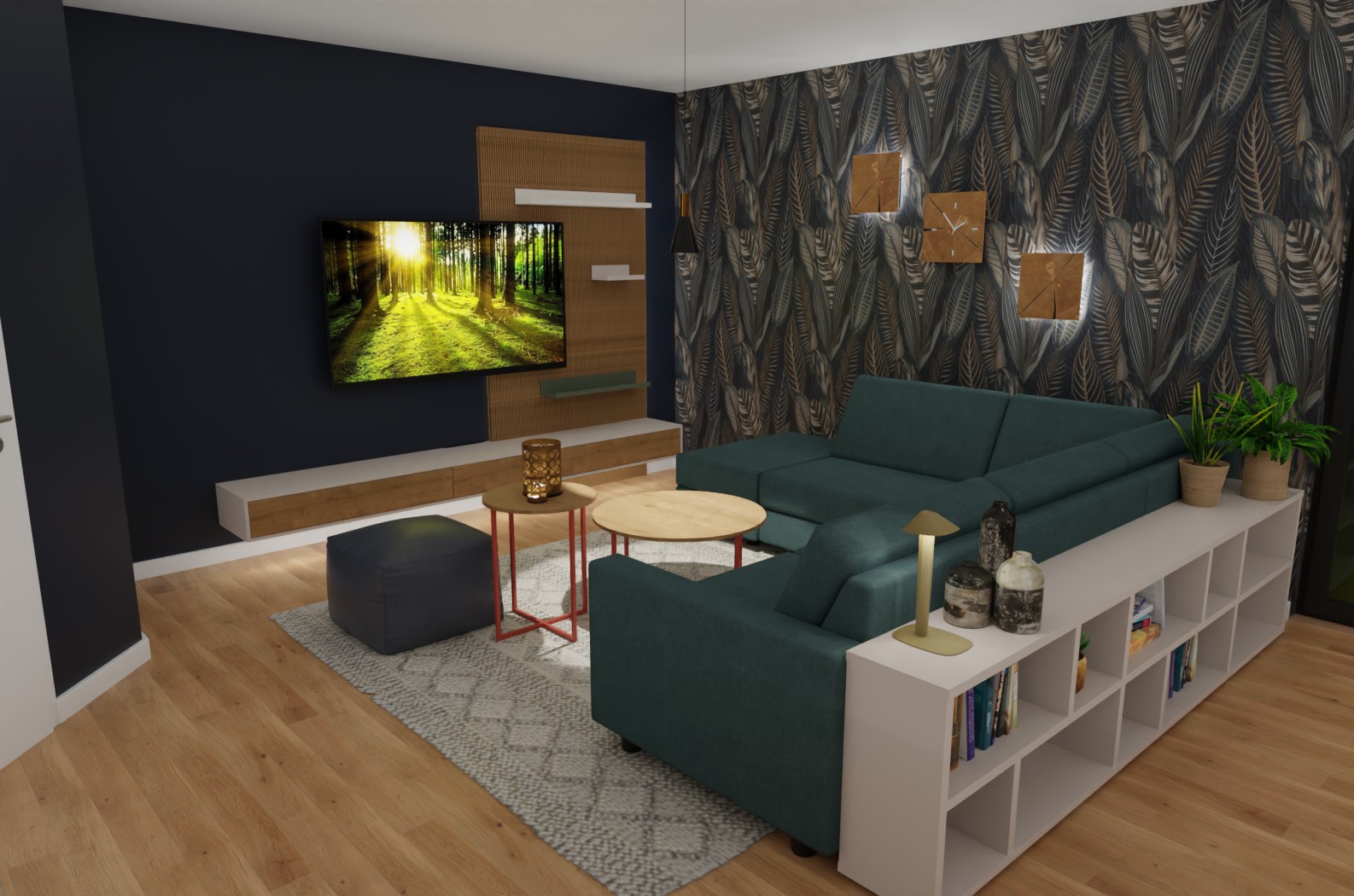 Innenarchitektur, Mobiliar, Wohnzimmer, Dekoration für Zuhause, Couch